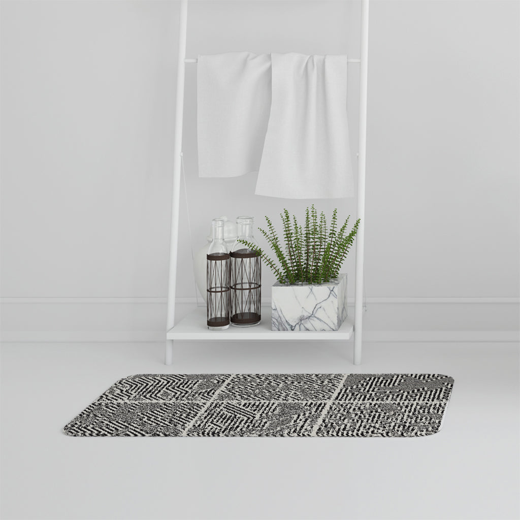 Bathmat -  New Product striped geometric patterns (Bath mats)  - Andrew Lee Home and Living