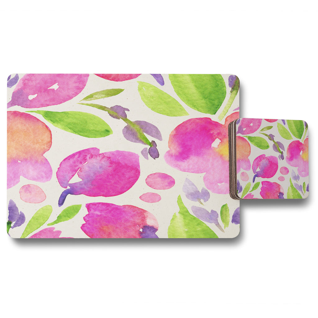 New Product Botanical background (Placemat & Coaster Set)  - Andrew Lee Home and Living