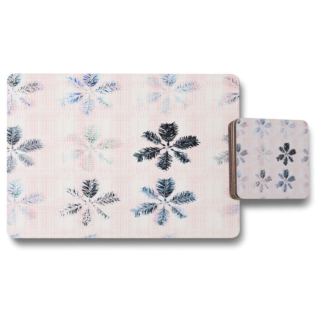 New Product Colorful pine leaves (Placemat & Coaster Set)  - Andrew Lee Home and Living
