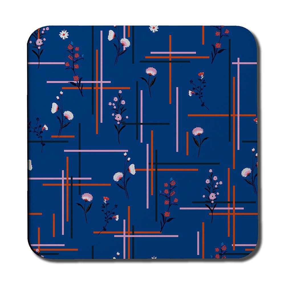 Flowers with check grid for fashion (Coaster) - Andrew Lee Home and Living