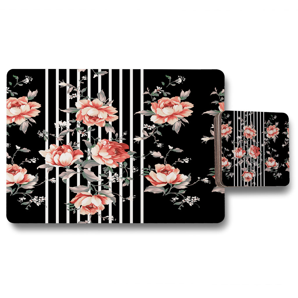 New Product Flowers (Placemat & Coaster Set)  - Andrew Lee Home and Living