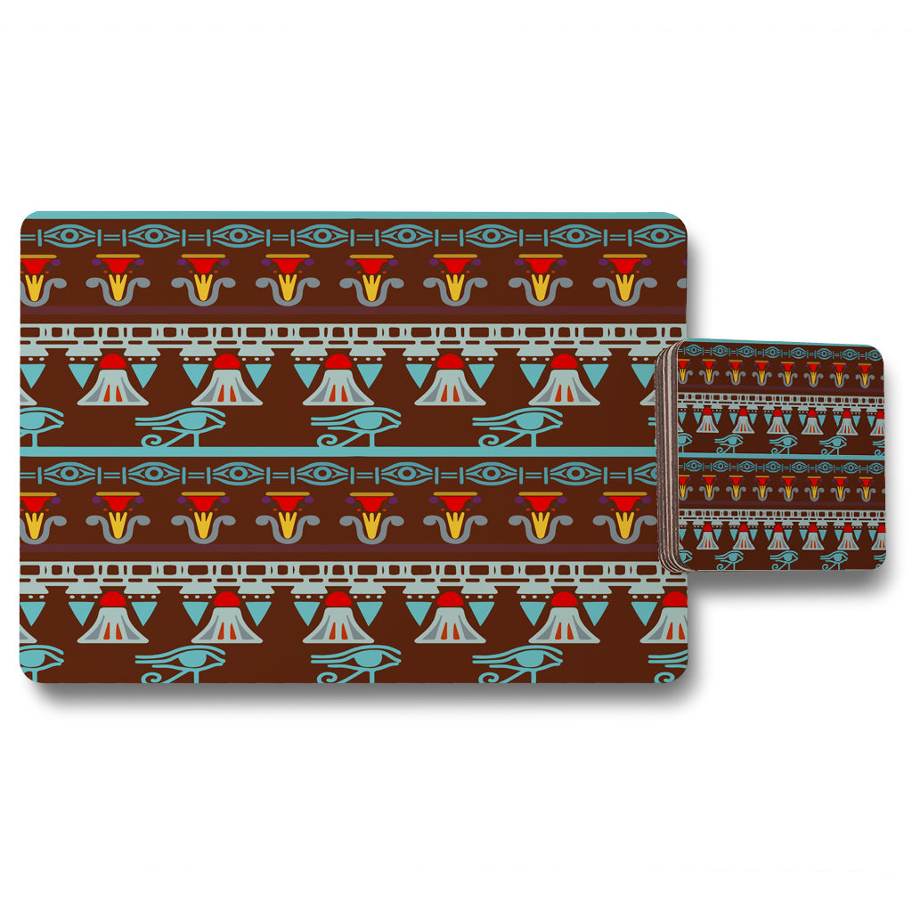 New Product Ethnic silhouettes (Placemat & Coaster Set)  - Andrew Lee Home and Living