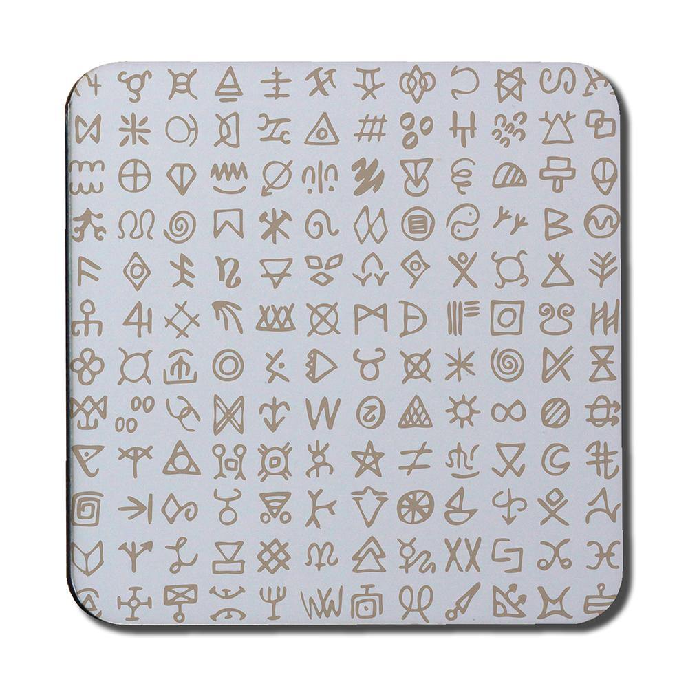 Viking ritual symbols (Coaster) - Andrew Lee Home and Living