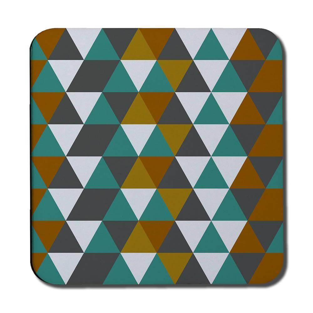 Autumn Geometric triangles (Coaster) - Andrew Lee Home and Living
