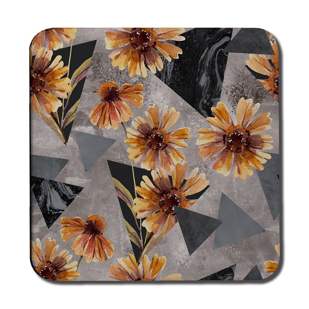 Geometric floral shapes (Coaster) - Andrew Lee Home and Living