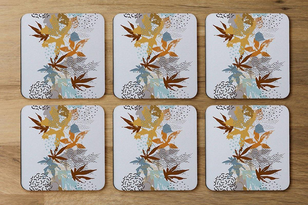Japanese leaves (Coaster) - Andrew Lee Home and Living