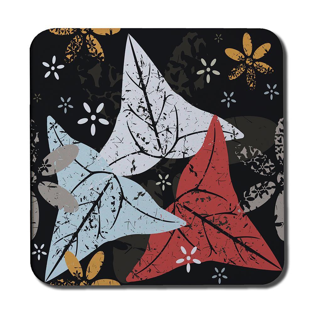 Leaves And Flowers. Autumn pattern (Coaster) - Andrew Lee Home and Living