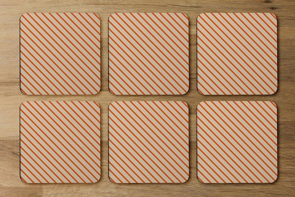 Orange lines (Coaster) - Andrew Lee Home and Living