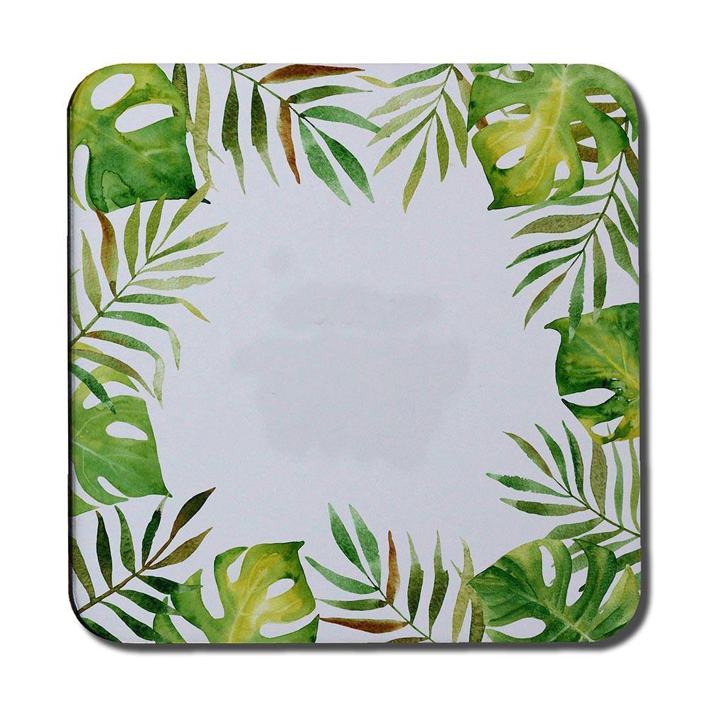 Border of Botanical Leaves (Coaster) - Andrew Lee Home and Living