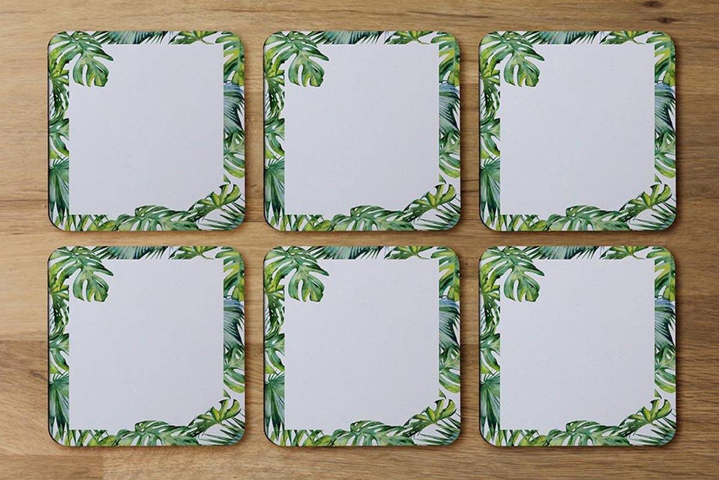 Botanical Leaves Border (Coaster) - Andrew Lee Home and Living