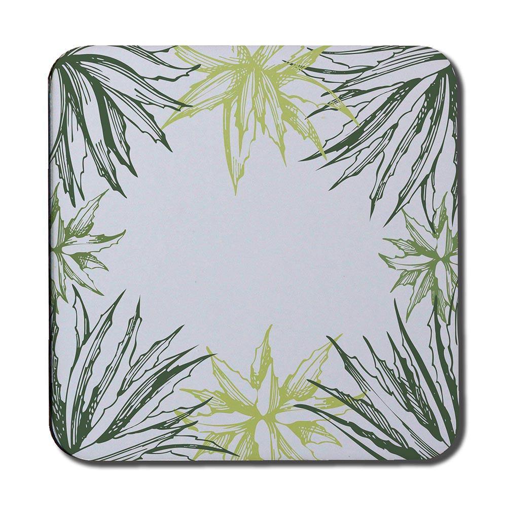 Green Leaf Border (Coaster) - Andrew Lee Home and Living