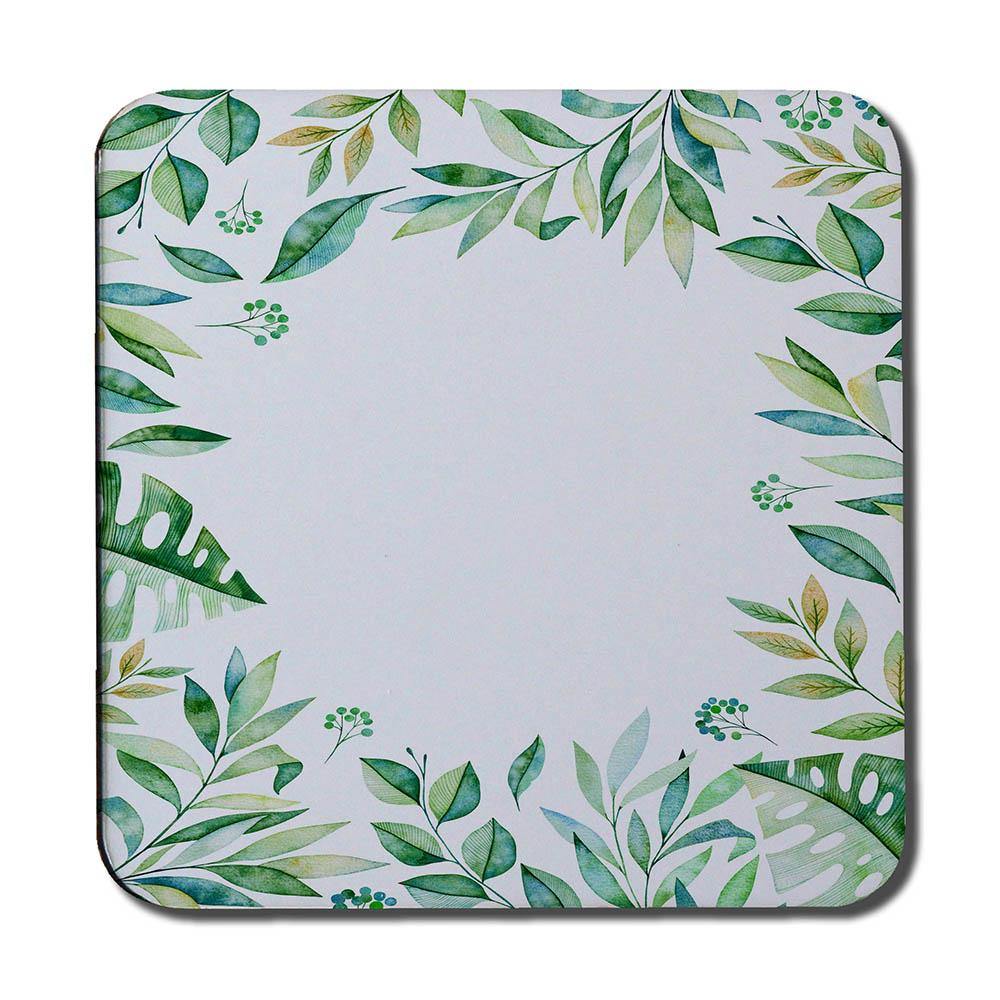 Light Botanical Leaves (Coaster) - Andrew Lee Home and Living