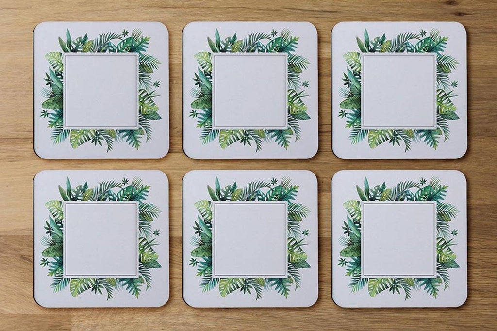 Square Botanical Border (Coaster) - Andrew Lee Home and Living
