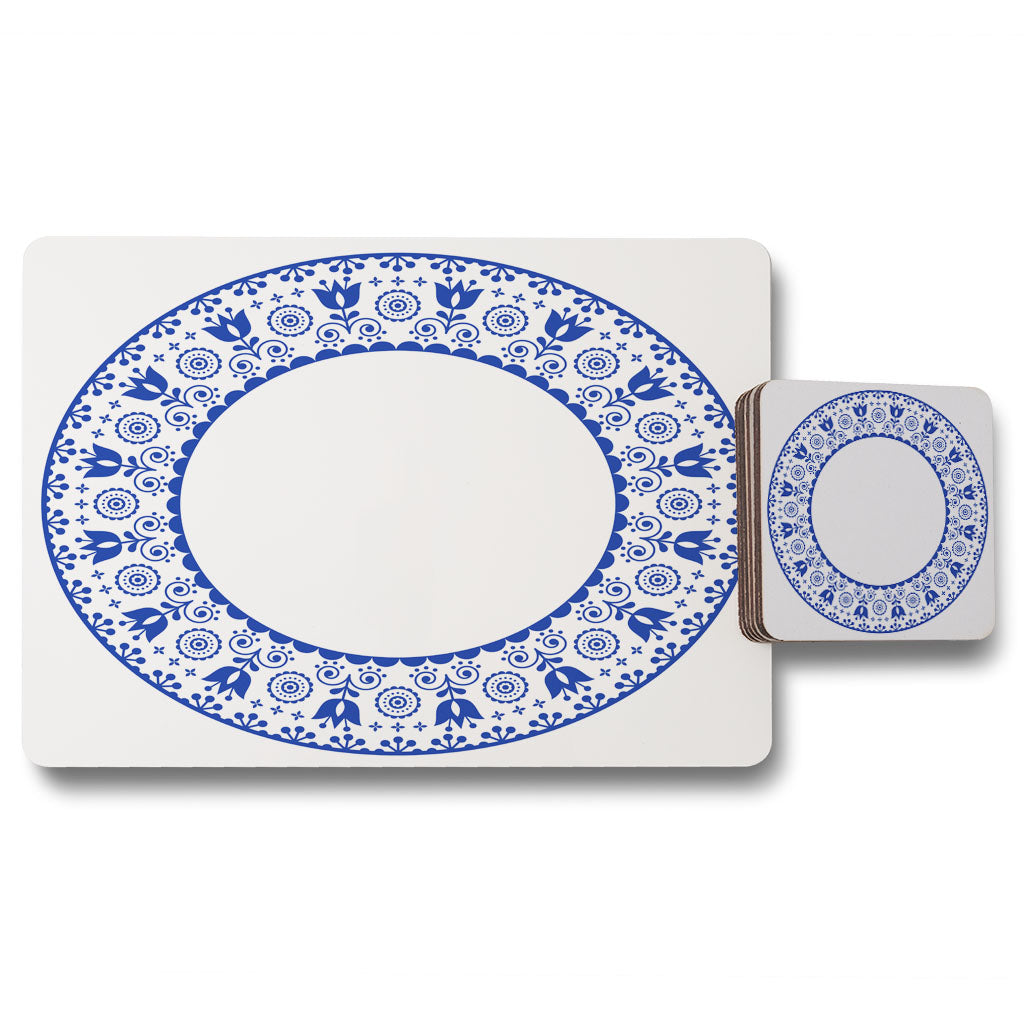 New Product Folk Art (Placemat & Coaster Set)  - Andrew Lee Home and Living