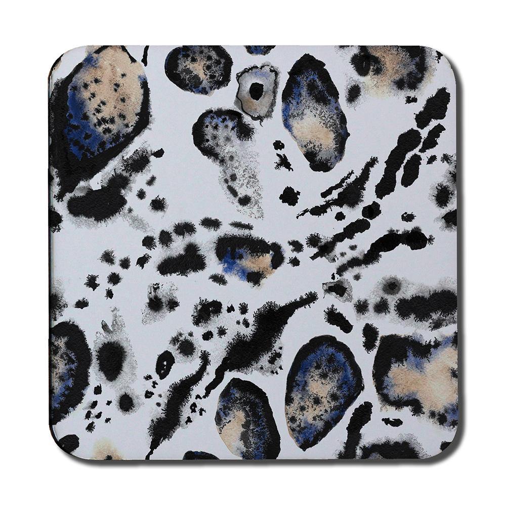 Leopard Print with Blue (Coaster) - Andrew Lee Home and Living