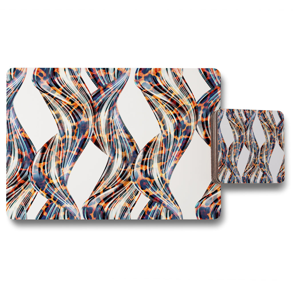 New Product Snake & Leopard Skin (Placemat & Coaster Set)  - Andrew Lee Home and Living