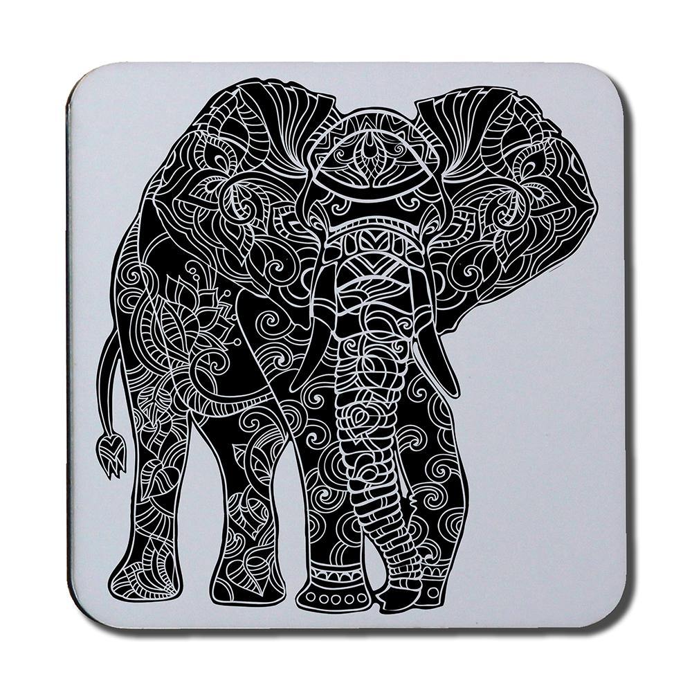 Elephant Silhouette (Coaster) - Andrew Lee Home and Living