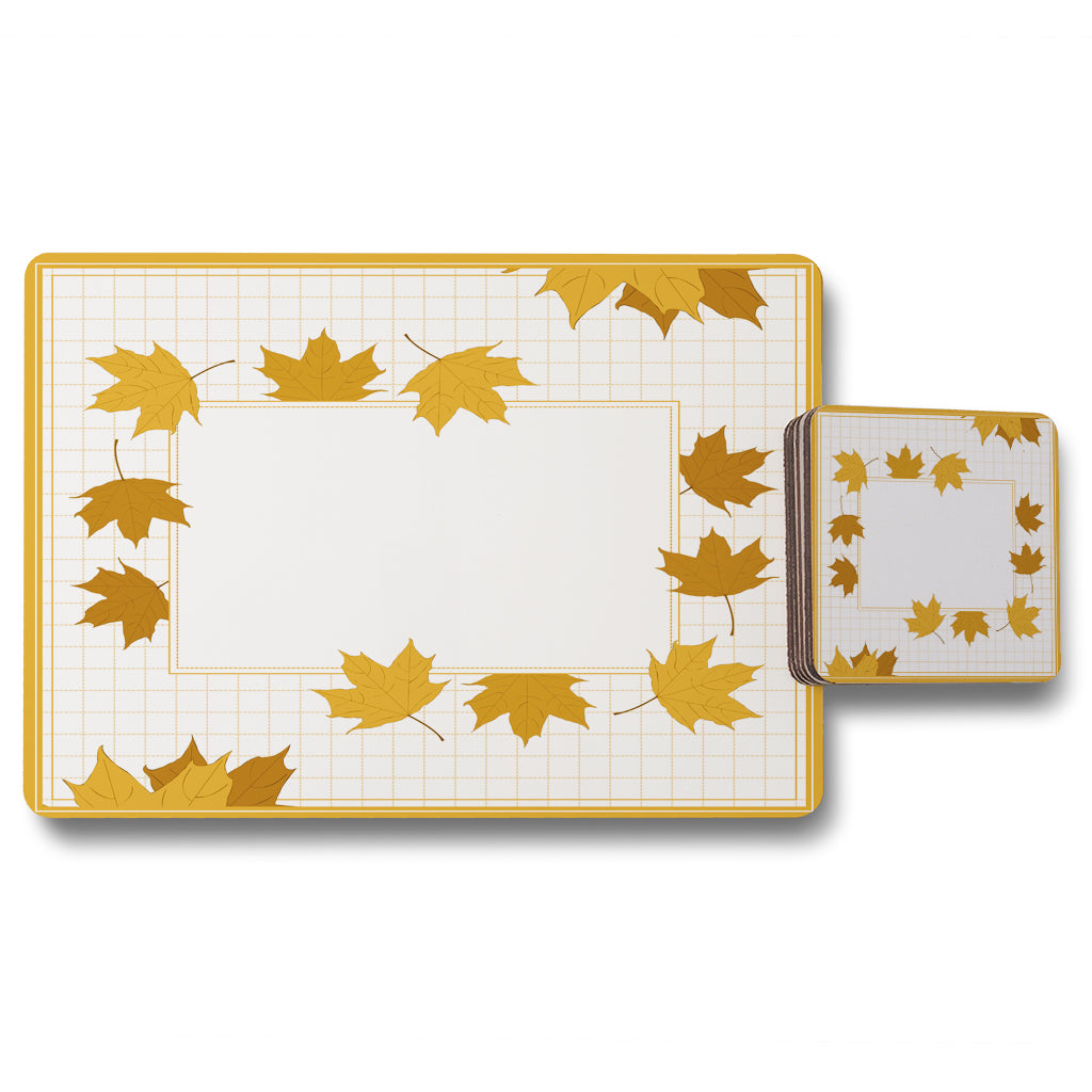 New Product Golden Autumn (Placemat & Coaster Set)  - Andrew Lee Home and Living