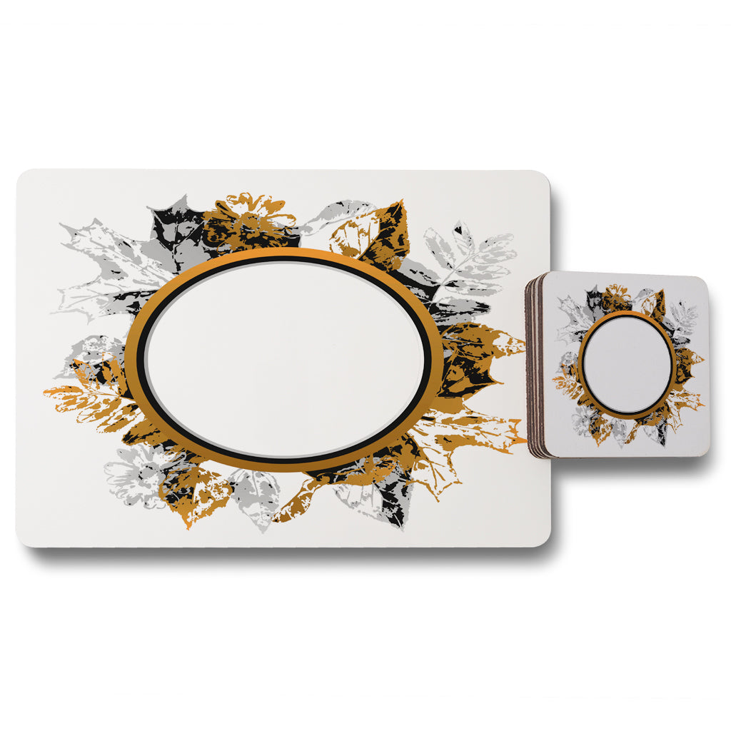 New Product Paint Print Autumn Decoration (Placemat & Coaster Set)  - Andrew Lee Home and Living