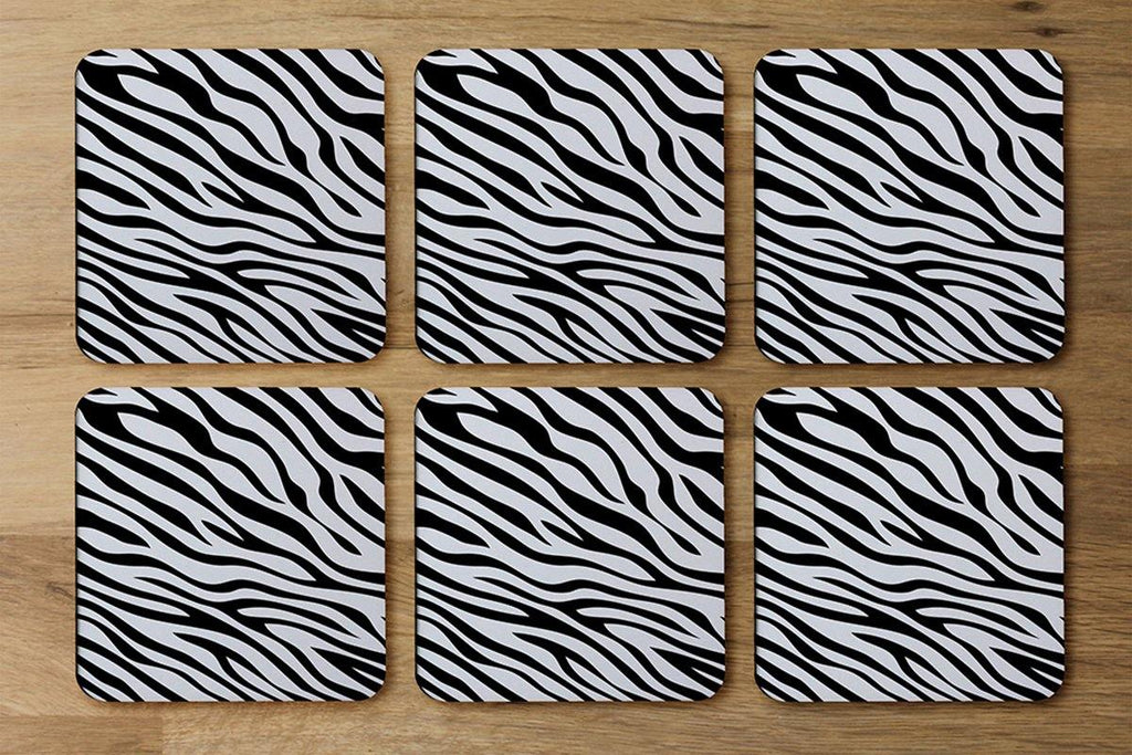 Print of Zebra Stripes (Coaster) - Andrew Lee Home and Living