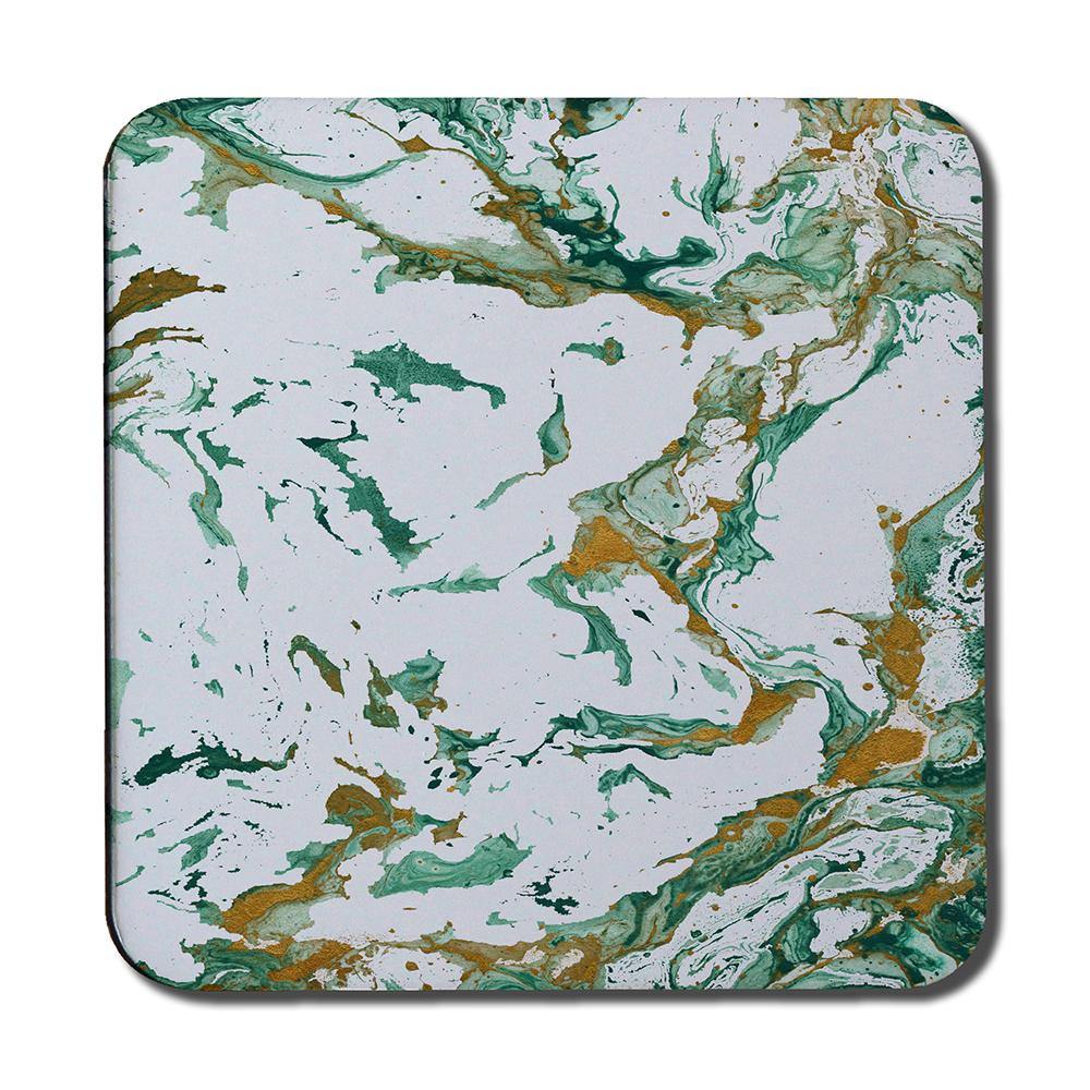 Green & Golden Marble (Coaster) - Andrew Lee Home and Living