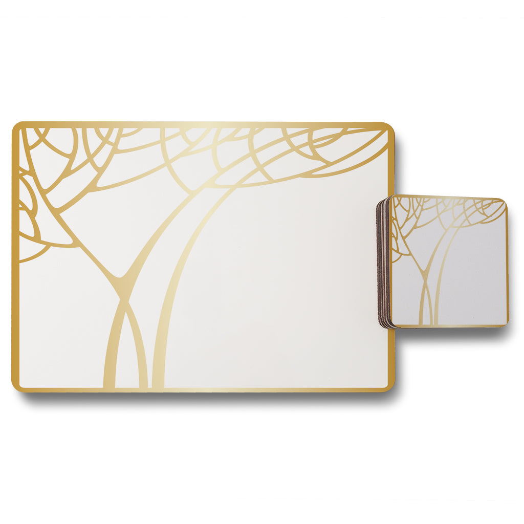 New Product Golden Tree (Placemat & Coaster Set)  - Andrew Lee Home and Living