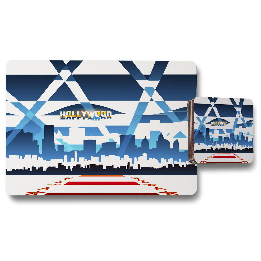 New Product Hollywood (Placemat & Coaster Set)  - Andrew Lee Home and Living