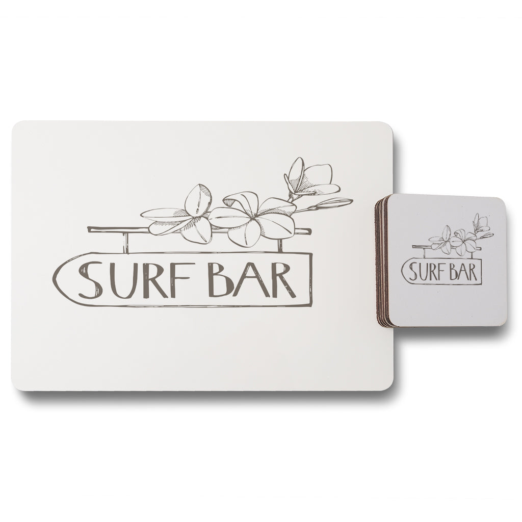 New Product Surf Bar (Placemat & Coaster Set)  - Andrew Lee Home and Living