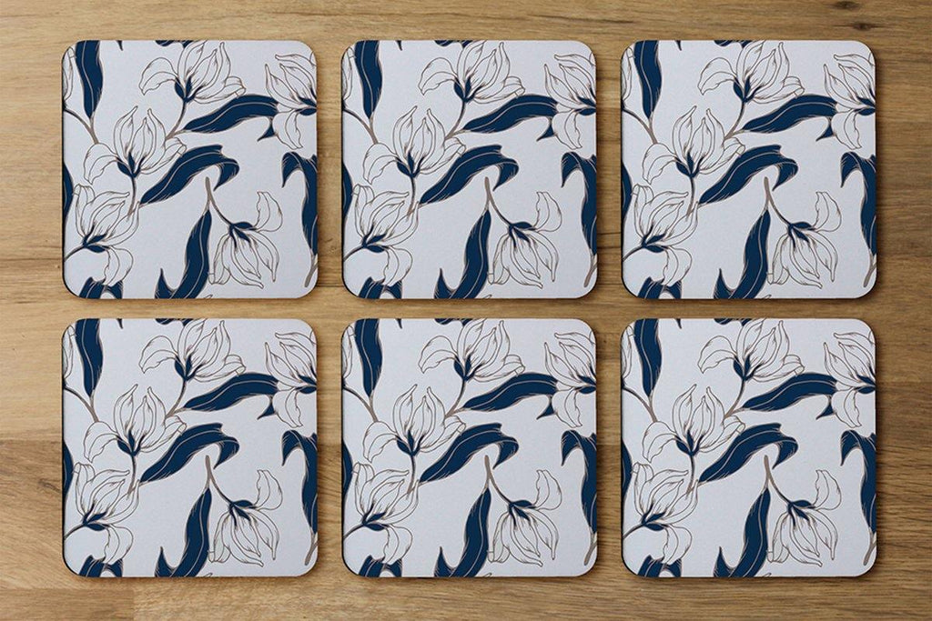 White Flowers (Coaster) - Andrew Lee Home and Living