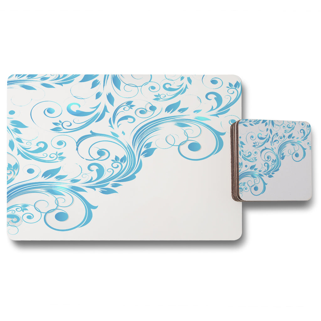 New Product Swirls (Placemat & Coaster Set)  - Andrew Lee Home and Living