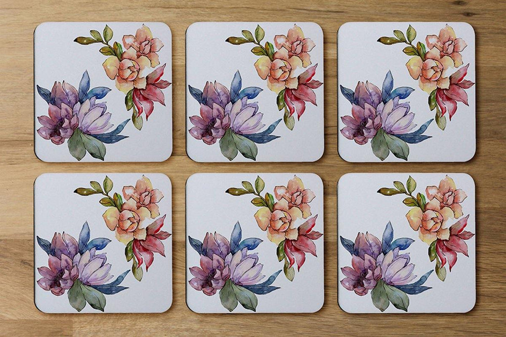 Rainbow Flowers (Coaster) - Andrew Lee Home and Living