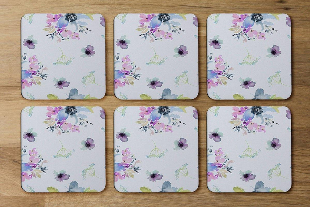 Watercolour Flowers (Coaster) - Andrew Lee Home and Living