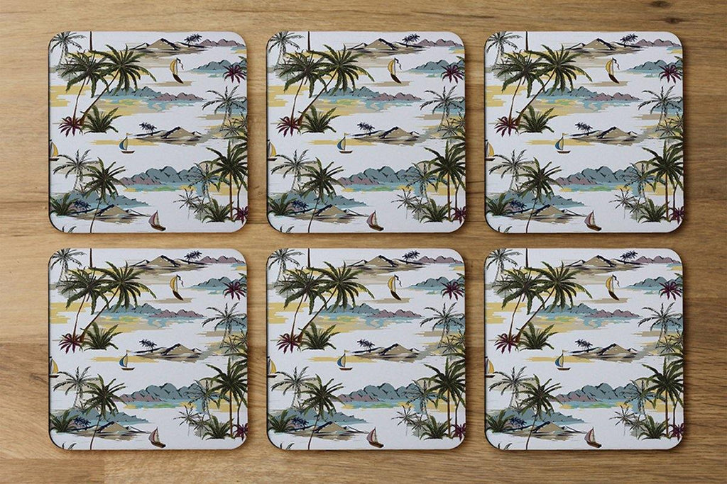 Palm Trees (Coaster) - Andrew Lee Home and Living