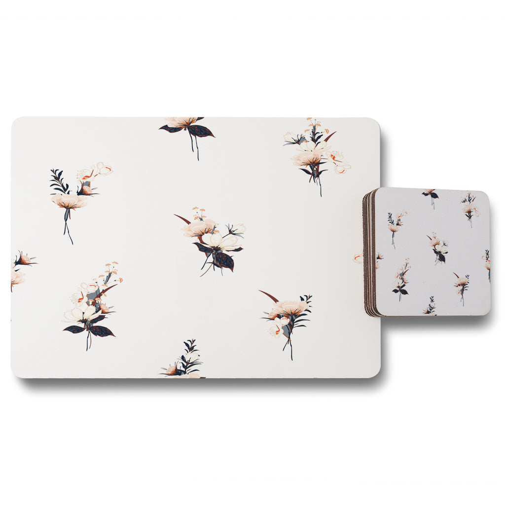 New Product Flower Bunches (Placemat & Coaster Set)  - Andrew Lee Home and Living