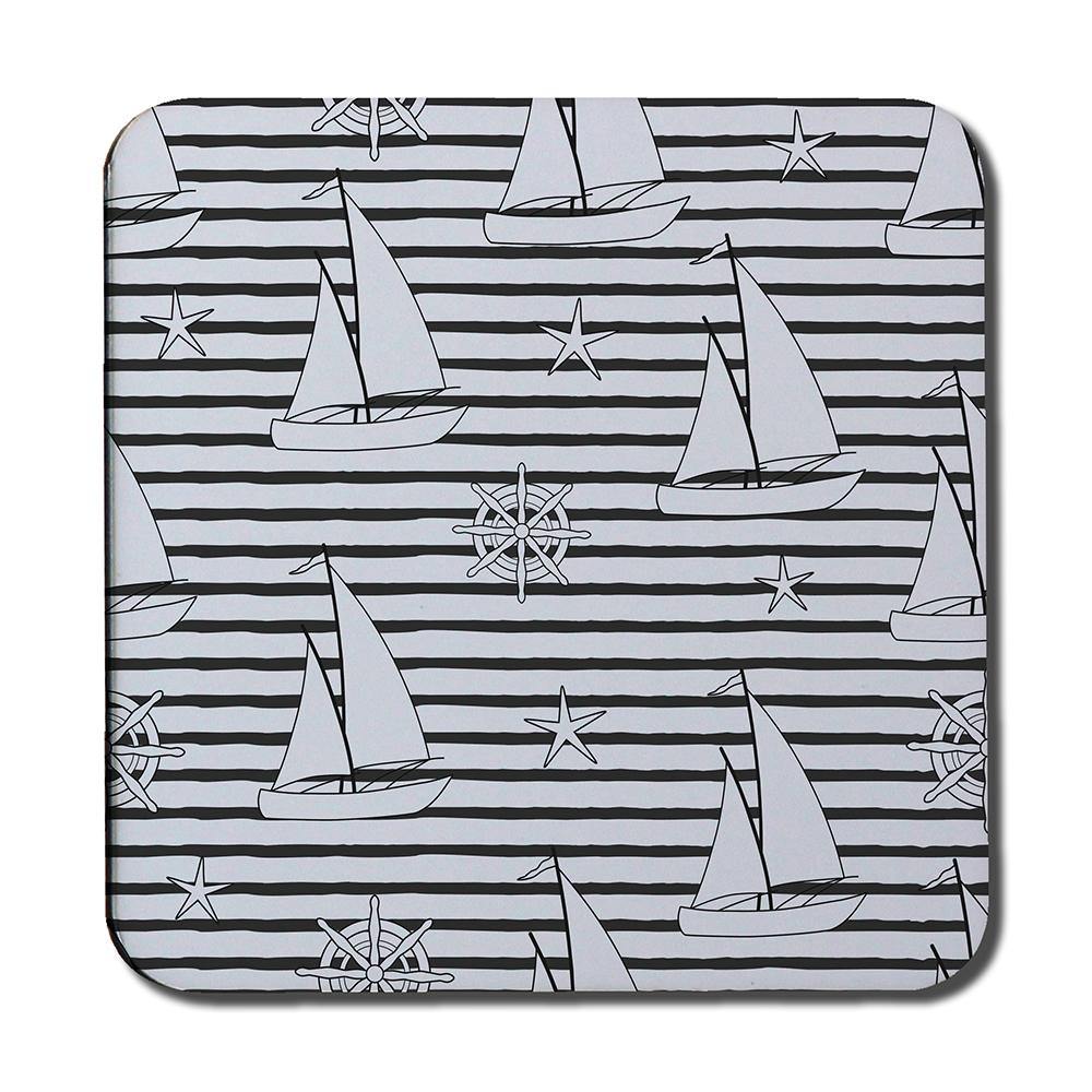 Sailboats (Coaster) - Andrew Lee Home and Living