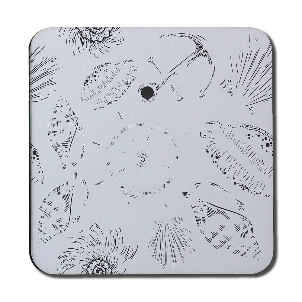 Drawn Nautical Elements (Coaster) - Andrew Lee Home and Living