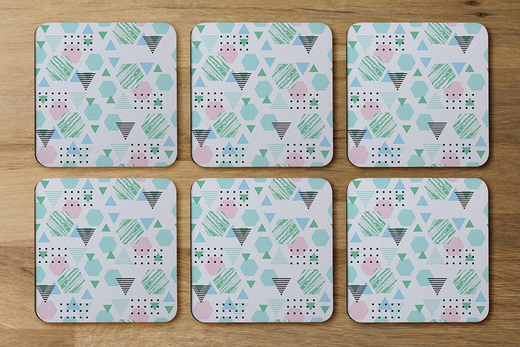 Geometric Shapes (Coaster) - Andrew Lee Home and Living