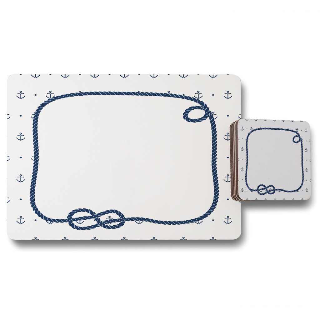 New Product Rope Doodle (Placemat & Coaster Set)  - Andrew Lee Home and Living