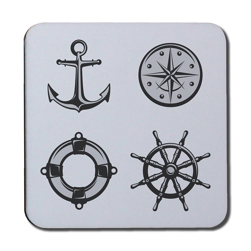 Nautical Icons (Coaster) - Andrew Lee Home and Living