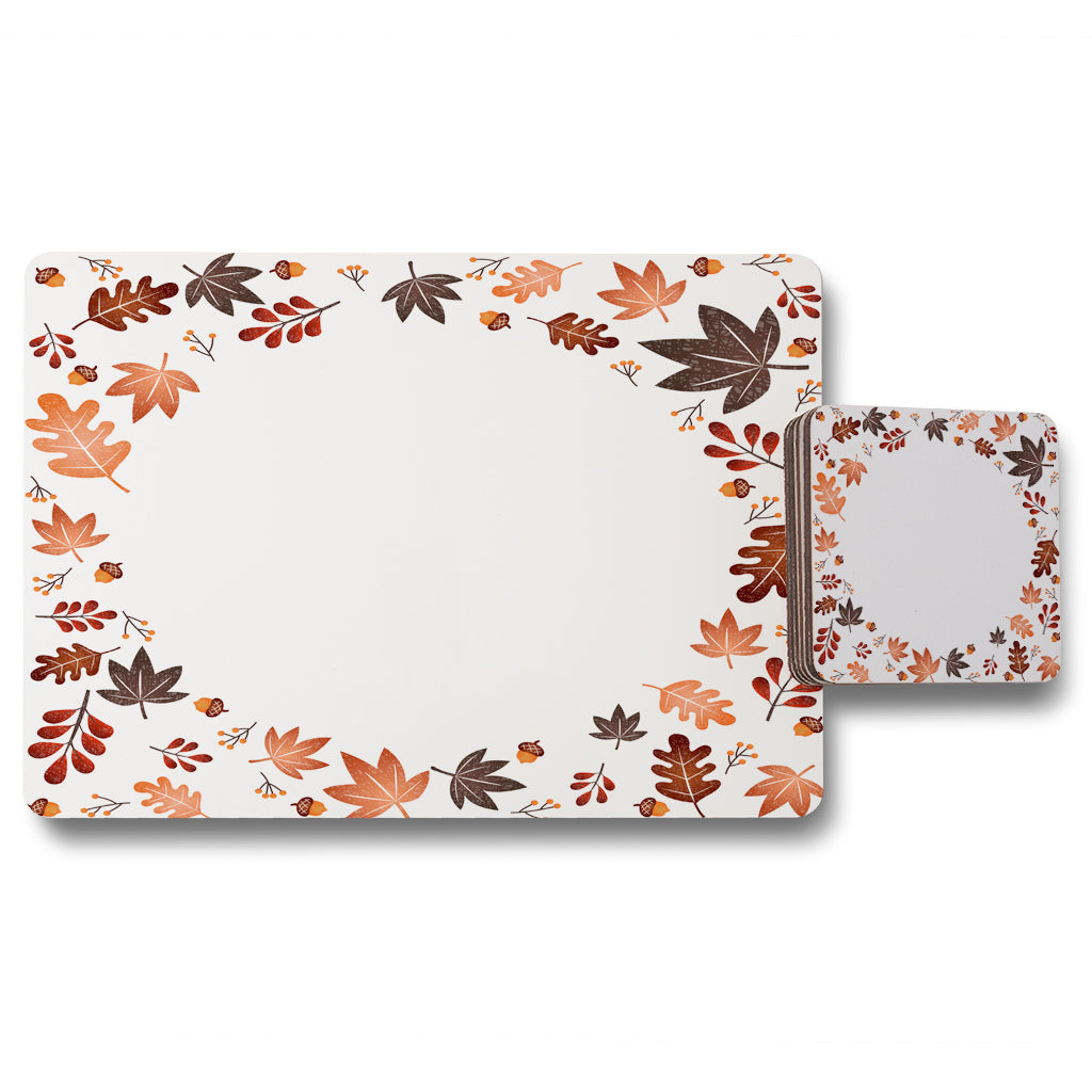 New Product Decorative Autumn (Placemat & Coaster Set)  - Andrew Lee Home and Living