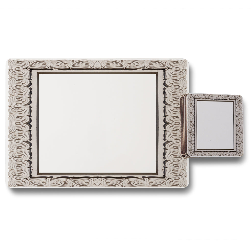 New Product Concrete Frame (Placemat & Coaster Set)  - Andrew Lee Home and Living