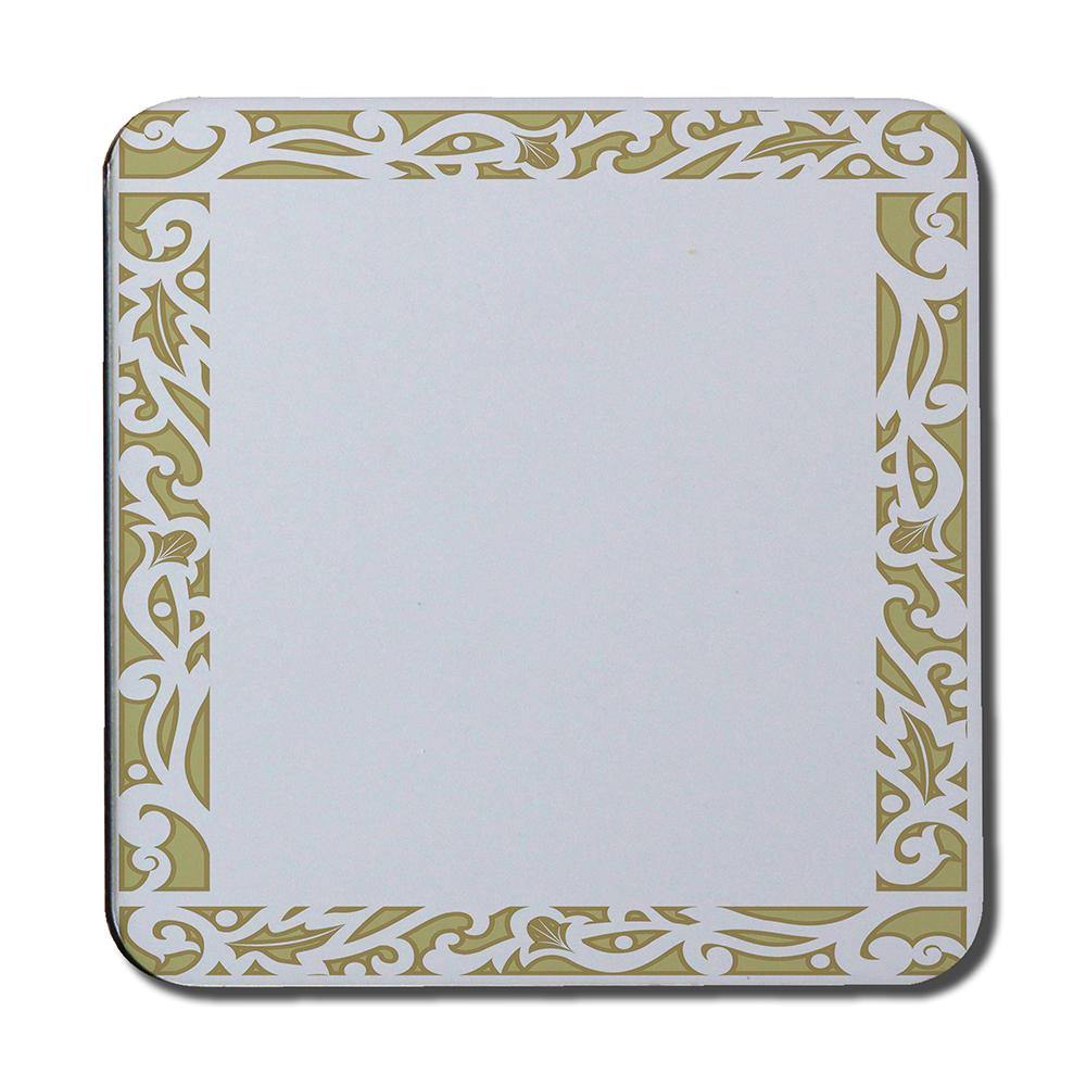 Egyptian Hieroglyphs Golden Border (Coaster) - Andrew Lee Home and Living
