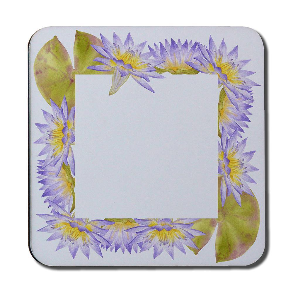 Gold & Purple Flowers (Coaster) - Andrew Lee Home and Living