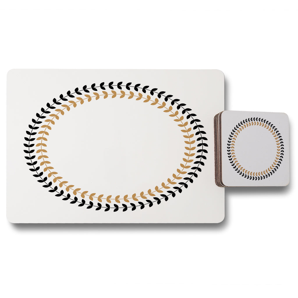 New Product Greek Olive Tree Leaves (Placemat & Coaster Set)  - Andrew Lee Home and Living