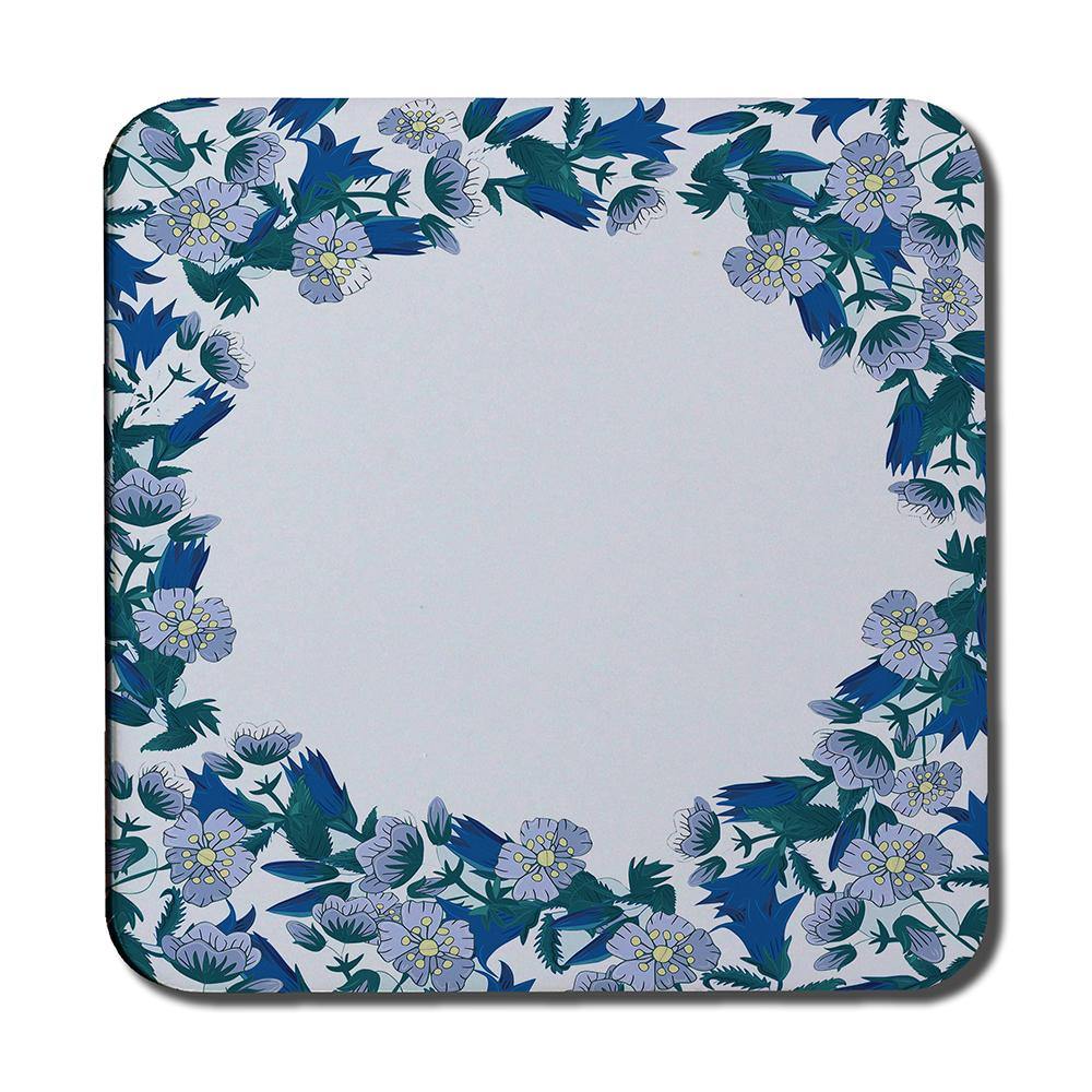 Winter Blue Flowers (Coaster) - Andrew Lee Home and Living