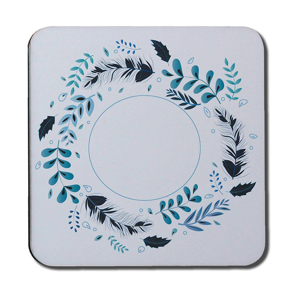 Blue Leaves Frame (Coaster) - Andrew Lee Home and Living