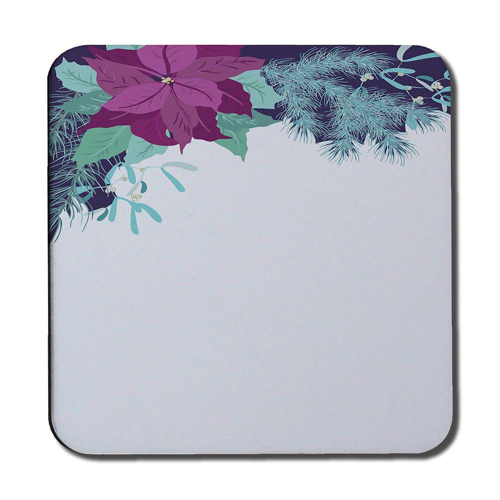 Purple & Blue Flowers (Coaster) - Andrew Lee Home and Living