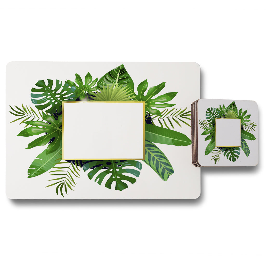 New Product Botanical Frame (Placemat & Coaster Set)  - Andrew Lee Home and Living