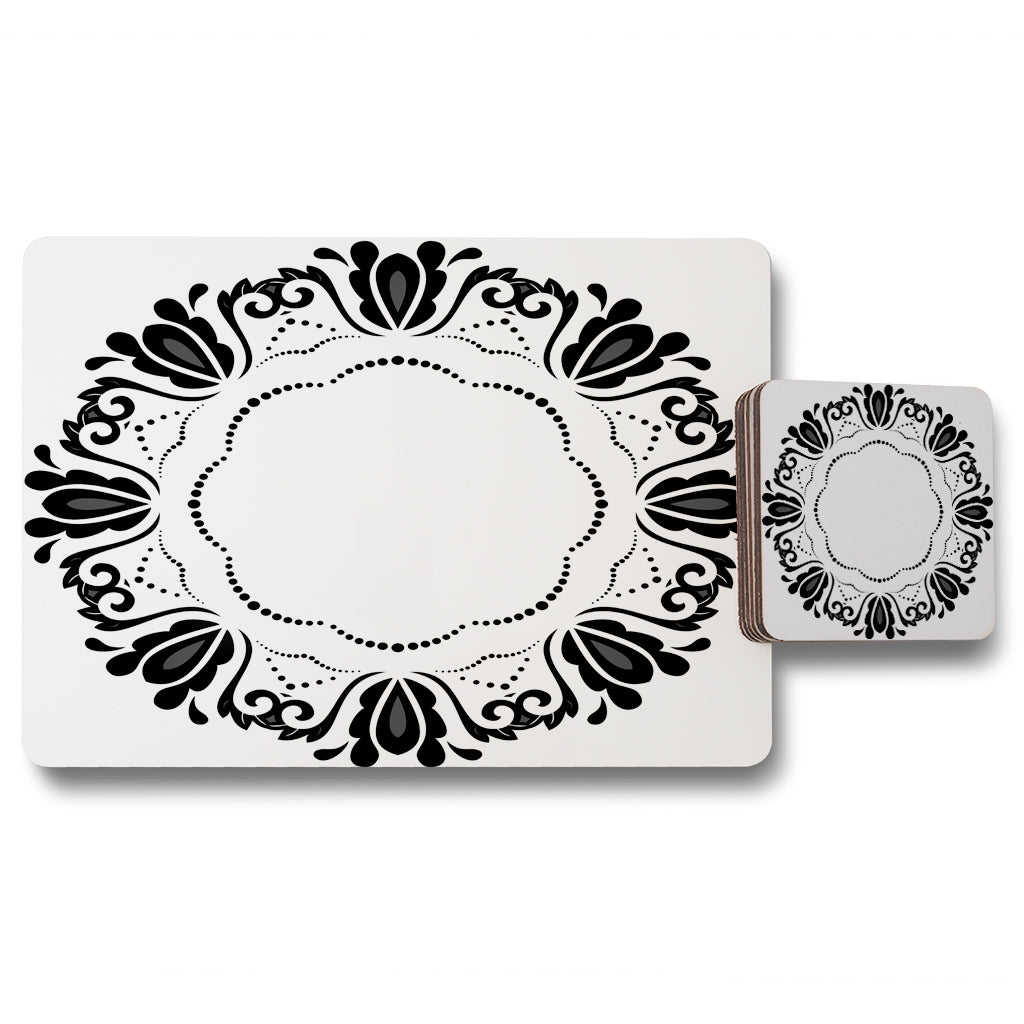 New Product Decorative Floral Element (Placemat & Coaster Set)  - Andrew Lee Home and Living