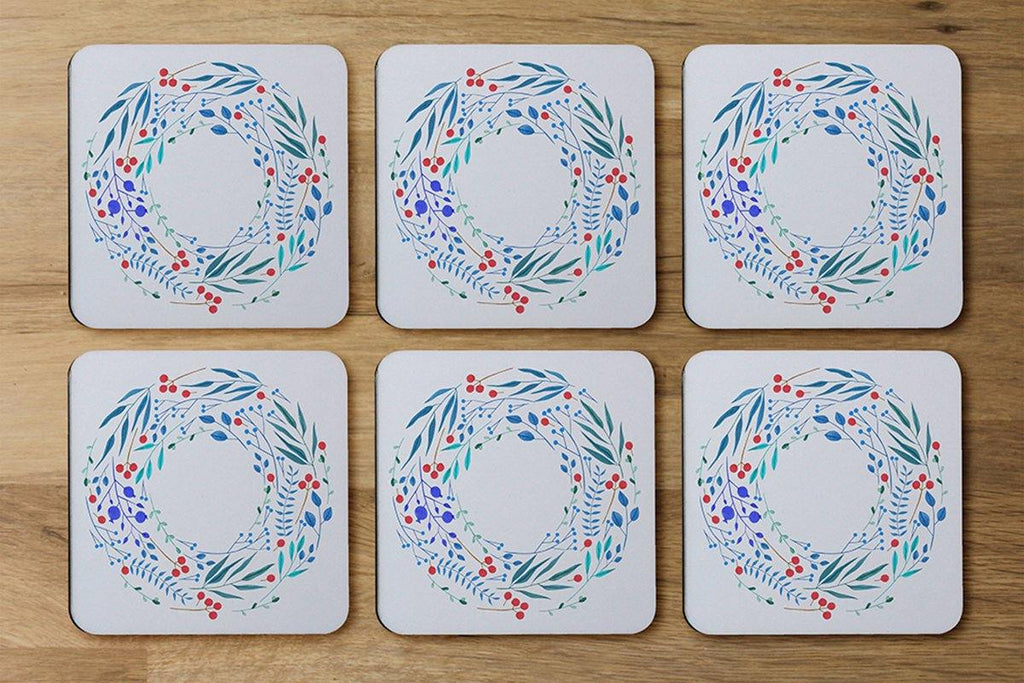 Blue Decorative Reath (Coaster) - Andrew Lee Home and Living